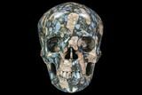 Carved, Que Sera Stone Skull #127565-1